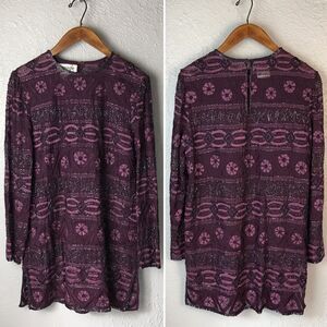 Anage Vintage Womens Beaded Blouse Top Size Small